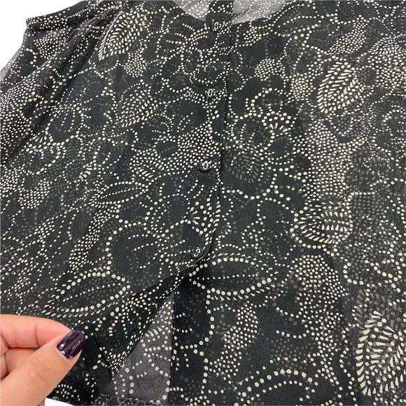 Staring at Stars Sheer Sleeveless Top Size Small - Picture 6 of 8